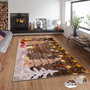 Conceptum Alfombra de Terciopelo Multicolor 160 x 230 cm